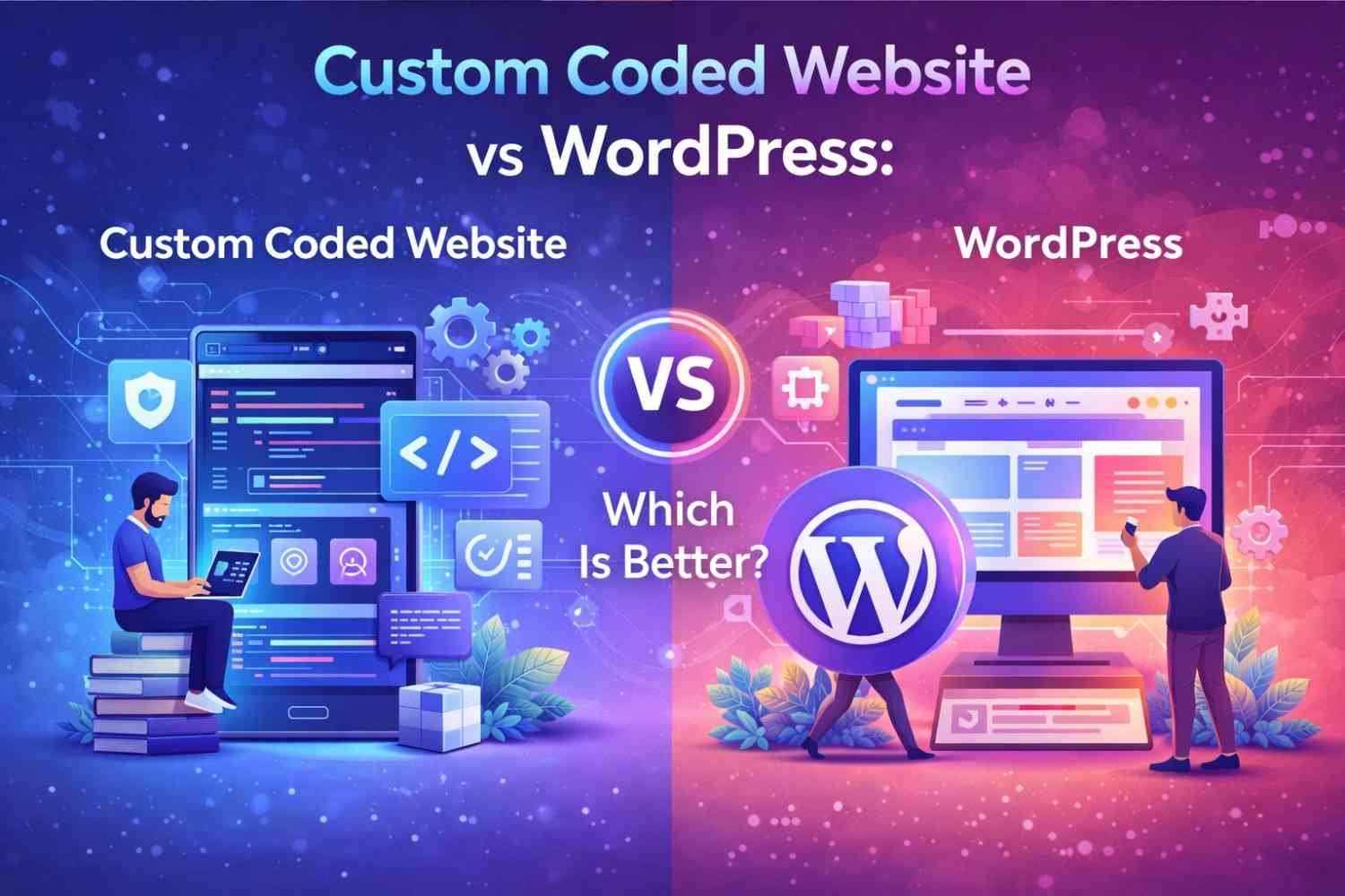 Custom Coded Website vs WordPress Website: Which Is Better?